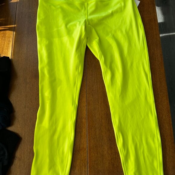 lululemon Wunder Under HR Neon Tight Sz 12 - Picture 2 of 3